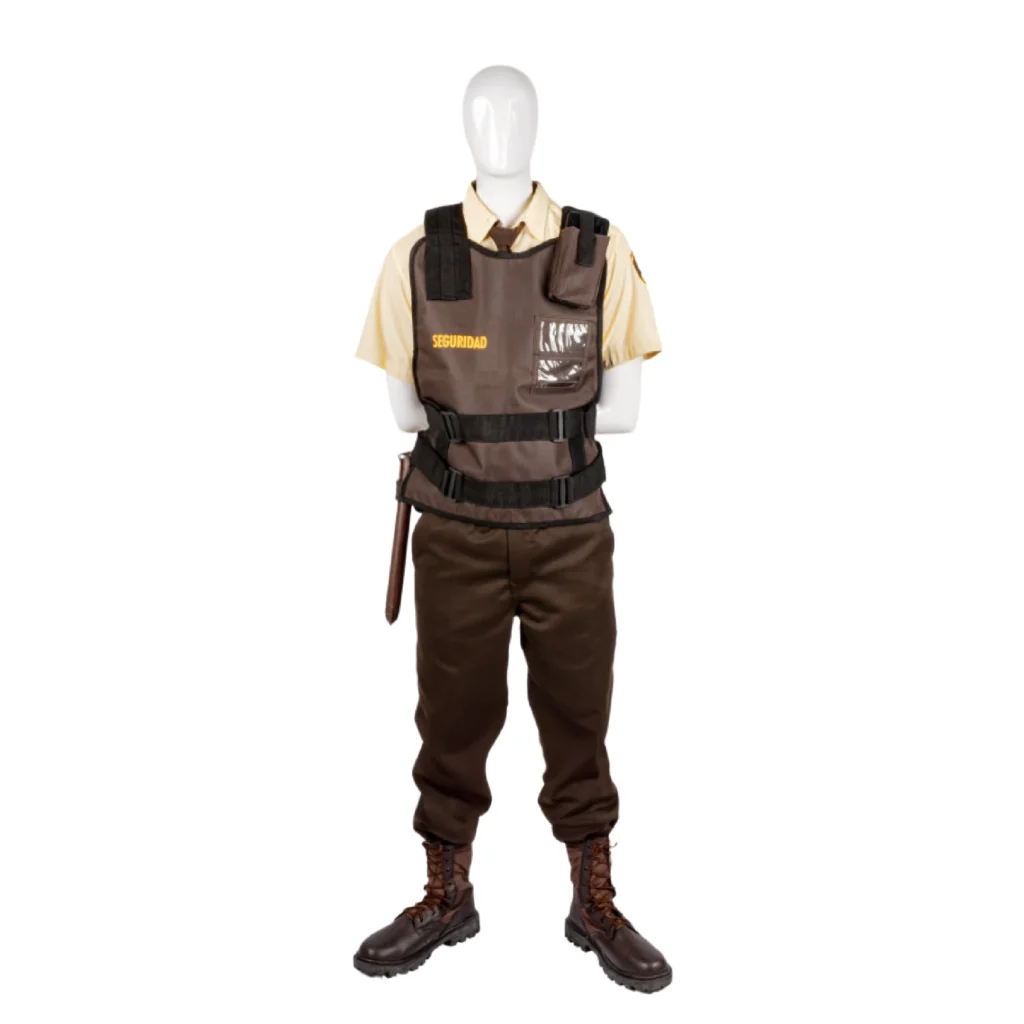 a mannequin wearing a vest and pants